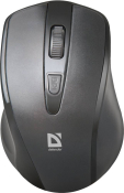 Мышь DEFENDER Datum MM-265, беспроводная, USB, 1600dpi, 4 кнопки, чёрная