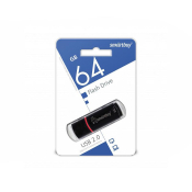 Флеш-карта SMARTBUY 64GB Crown, USB 2.0, чёрная