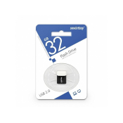 Флеш-карта SMARTBUY 32GB Lara, Mini, USB 2.0, чёрная