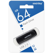 Флеш-карта SMARTBUY 64GB Scout, USB 2.0, черная