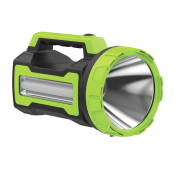 Фонарь Космос 9110WUSB LED 10W(600lm)+3W, 3 режима, USB выход, з/у 220/12в, зелёный