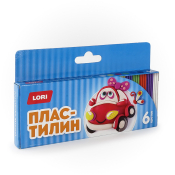 Пл-018 Пластилин Детский, 6 цветов по 15 гр.