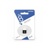 Флеш-карта SMARTBUY  8GB Lara, Mini, USB 2.0, черная