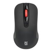 Мышь DEFENDER Nexus MS-195, беспроводная, USB, 1000dpi, 4 кнопки, чёрная