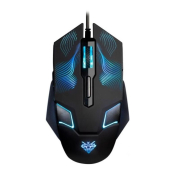 Мышь SMARTBUY SBM-743G-K Rush Gaki, USB, 3200dpi, игровая, с подсветкой, 6 кнопок, черная