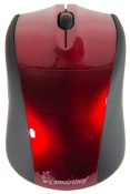 Мышь SMARTBUY SBM-325AG-R, беспроводная, USB, 1000dpi, красная
